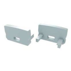 Végzáró Standard (A) led profilokhoz Fehér Lyukas Magas