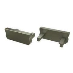 Alumínium Végzáró Standard(D) led profilokhoz Bronz Teli