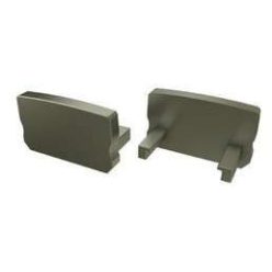 Alumínium Végzáró Standard(D) led profilokhoz Bronz Teli Magas