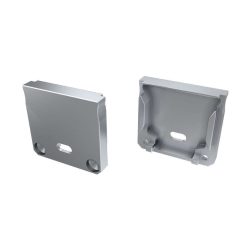 Alumínium Végzáró DILEDA típusú led profilokhoz Ezüst Lyukas