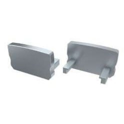 Alumínium Végzáró Standard(D) led profilokhoz Szürke Teli Magas