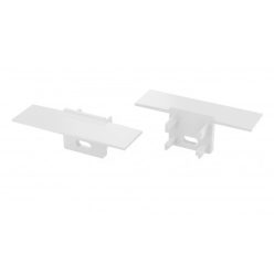   Műanyag Végzáró Beépíthető (GAUDI) led profilokhoz Fehér