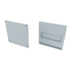 Alumínium Végzáró M2+LARGO típusú led profilokhoz Fehér