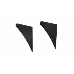   Alumínium Végzáró LOGI típusú led profilokhoz Fekete Balos