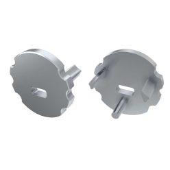 Végzáró LUMINES MICO profilokhoz Ezüst Lyukas