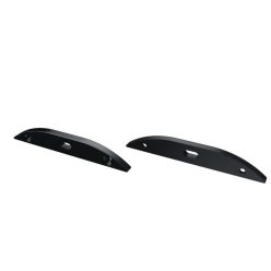 Alumínium Végzáró RETO típusú led profilokhoz Fekete Lyukas