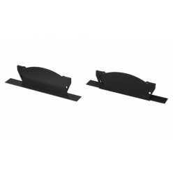   Alumínium Végzáró VEDA típusú led profilokhoz Fekete Balos Lyukas