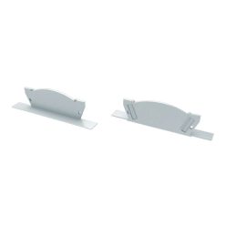 Alumínium Végzáró VEDA típusú led profilokhoz Fehér Balos Lyukas