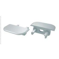 Végzáró Beépíthető(Z) Led Profilokhoz Fehér Lyukas