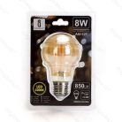 Led Filament izzó A60 E27 8W 2200K