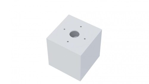 Falon kívüli spot lámpatest NORD állítható négyszögeletes fehér GU10