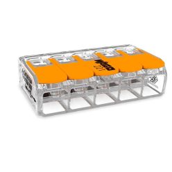 WAGO 221-615 Vezeték összekötő 5x0,2-6mm2 univerzális karos WAGO 221-615 Vezeték összekötő 5x0,2-6mm2 univerzális karos