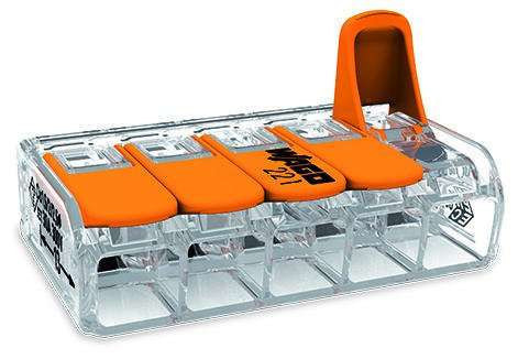 WAGO 221-615 Vezeték összekötő 5x0,2-6mm2 univerzális karos