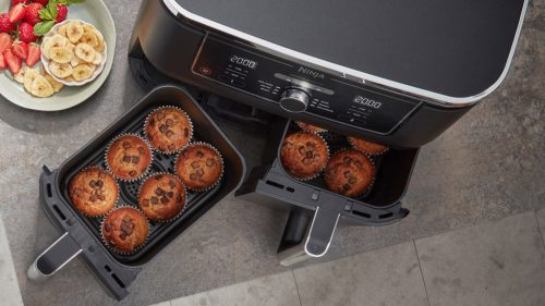 NINJA FOODI 9,5L DUPLA FIÓKOS FORRÓLEVEGŐS SÜTŐ - AF400EU