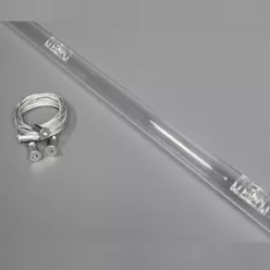   Colors® NNR25 1m-es függeszthető szett átlátszó csővel vízszintes szereléshez