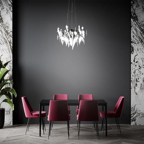 NEDES Luxus függő kristálycsillár 10xG9