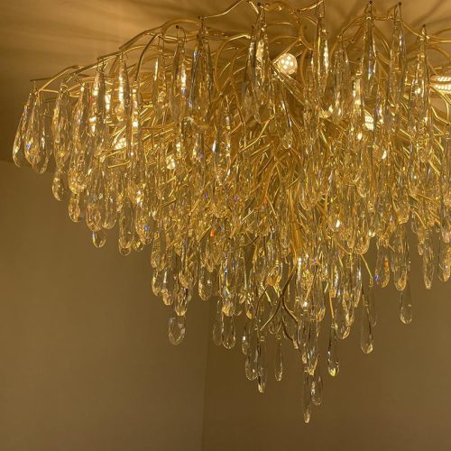 NEDES Luxus mennyezeti kristálycsillár 12xG9