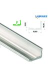Led profil led szalagokhoz Keskenyebb L alakú natúr 1 méteres Led profil led szalagokhoz Keskenyebb L alakú natúr 1 méteres