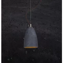 FEBE S Beton Lámpa Fekete