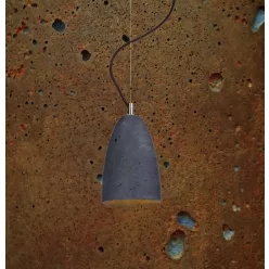 FEBE S Beton Lámpa Rozsdás-szürke