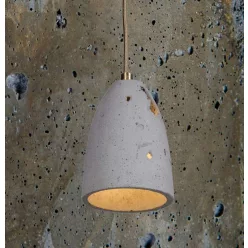 FEBE VOLCANO S Beton Lámpa Olívazöld