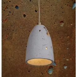 FEBE VOLCANO S Beton Lámpa Rozsdás-szürke