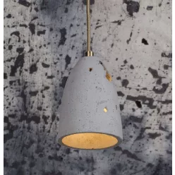 FEBE VOLCANO S Beton Lámpa Só-Bors