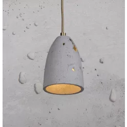 FEBE VOLCANO XS Beton Lámpa Natúr