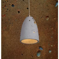 FEBE VOLCANO XS Beton Lámpa Rozsdás-szürke