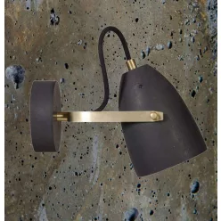 FEBE WALL Fali Beton Lámpa Olívazöld