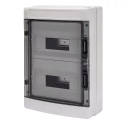   GEWISS GW40104 lakáselosztó 24 modulos falon kívüli átlátszó ajtóval IP65
