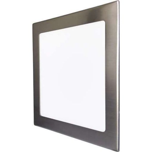 GREENLUX Mini Led Panel VEGA négyszögletes lámpa Ezüst keret 12W Természetes fehér