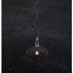 INDUSTRIOLA Beton Lámpa Fekete