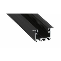 LED Alumínium Profil inTALIA Fekete 3 méter