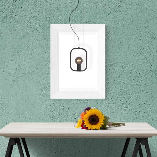 KAJA KROS B-1 fekete függesztett lámpa