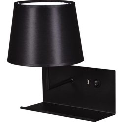 KAJA ESSEO A fekete színű fali lámpa USB csatlakozóval