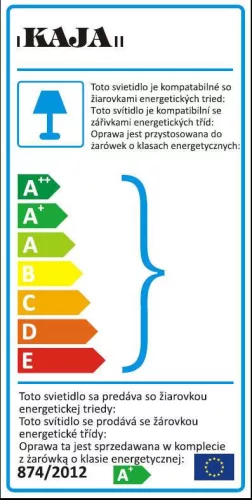 KAJA SALVA BLACK B-3 fekete mennyezeti lámpa