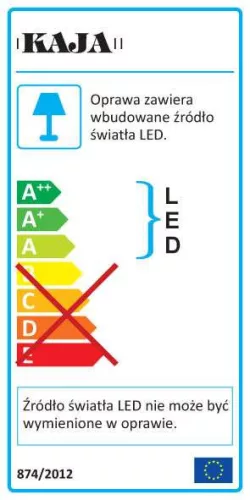 KAJA kék - fehér színű macska asztali gyereklámpa