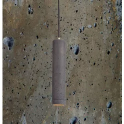 KALLA 31 Beton Lámpa Olívazöld