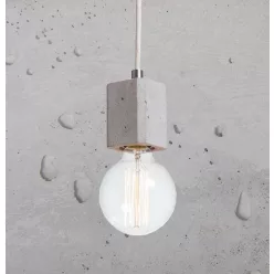 KALLA QUADRO Beton Lámpa Natúr