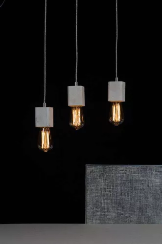 KALLA QUADRO Beton Lámpa Natúr