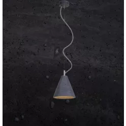 KOBE 1 Beton Lámpa Fekete