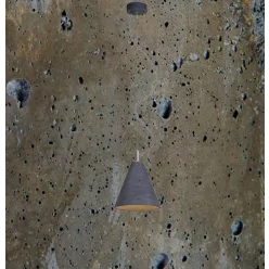 KOBE 1 Beton Lámpa Olivazöld