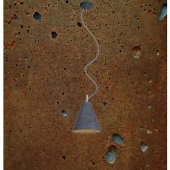 KOBE 1 Beton Lámpa Rozsdás-szürke