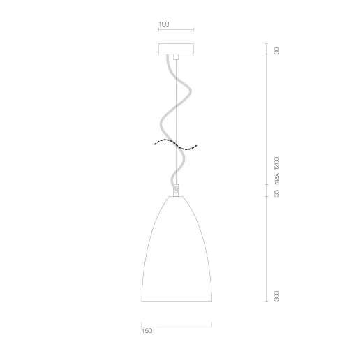 KOBE 1 Beton Lámpa Rozsdás-szürke