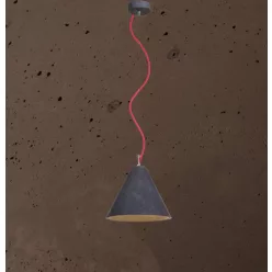 KOBE 3 Beton Lámpa Csokoládé