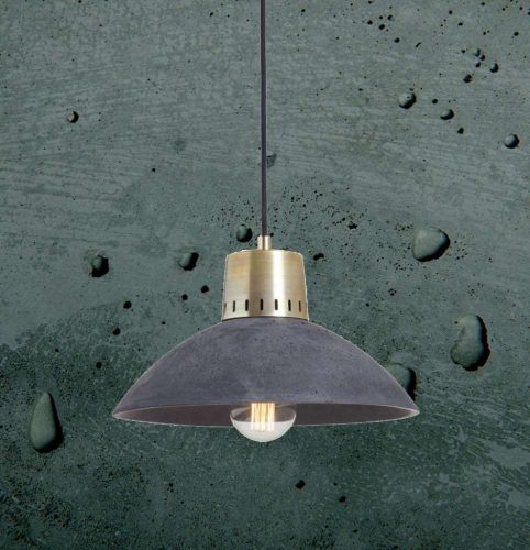 KORTA 3 Beton Lámpa Spárgazöld