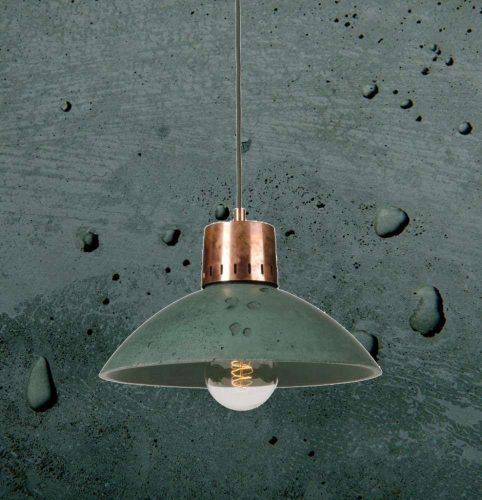 KORTA 3 Beton Lámpa Spárgazöld