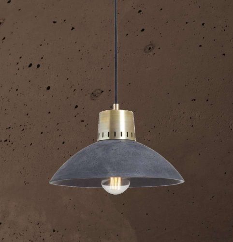 KORTA 3 Beton Lámpa Csokoládé