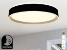 NEDES LED lámpa Fekete + távirányító + HANGVEZÉRLÉS 48W 
